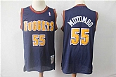 Nuggets 55 Dikembe Mutombo Navy Swingman Jersey,baseball caps,new era cap wholesale,wholesale hats